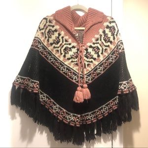 Free People Poncho OS